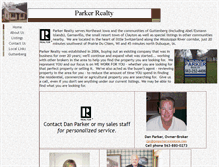 Tablet Screenshot of danparkerrealestate.com